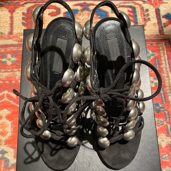 Alexander Wang cage lace-up sandals - Picture 4 of 7